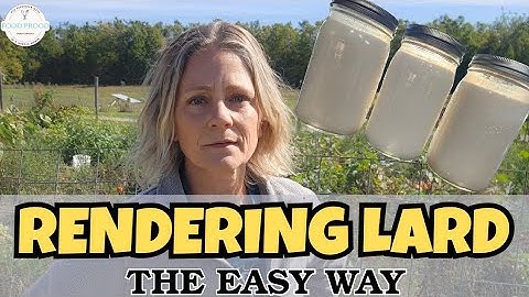 🥓 Rendering Lard the Easy Way | Outdoor & Indoor Method