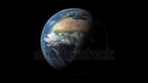 EARTH globe rotation loop 2k