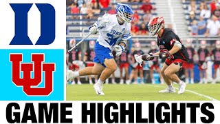 #2 Duke vs Utah Lacrosse Highlights - First Round | 2024 College Lacrosse