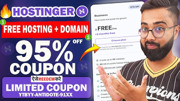 🔴Don’t Buy Hostinger Before Watching This ! 95% + 20% Extra Off + Free Domain + Free Hosting Offer