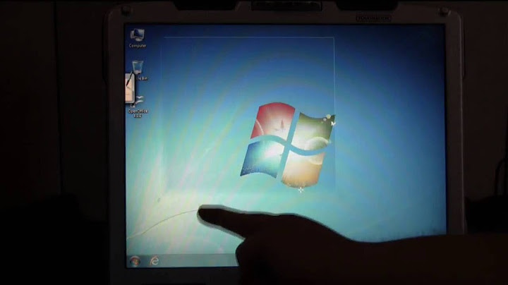 How To Calibrate a Panasonic Toughbook Touchscreen