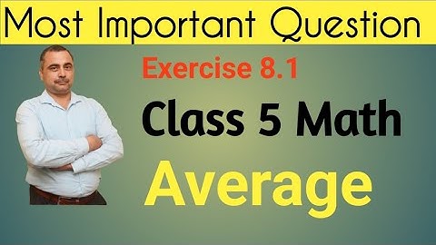 Class 5 math exercise 8.1 prachi books A graded series of