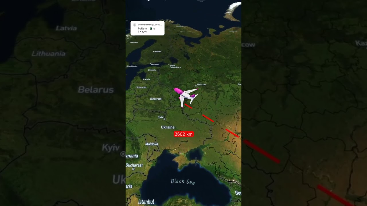 Peshawar KPk Pakistan to Stockholm Sweden 