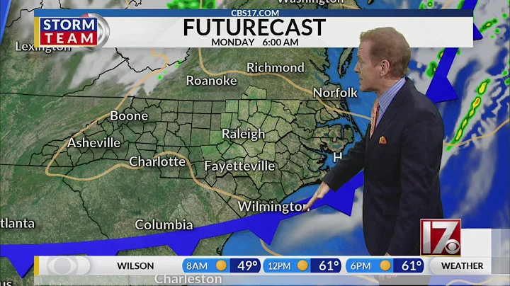 Bill Reh's Monday weather forecast