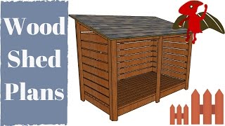 FULL PLANS at: http://howtospecialist.com/outdoor/shed/woodshed-plans/ ▻ SUBSCRIBE for a new DIY video every single week ...