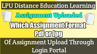 How To Upload Assignments In Lpu Ums Students Login 2020 screenshot 4
