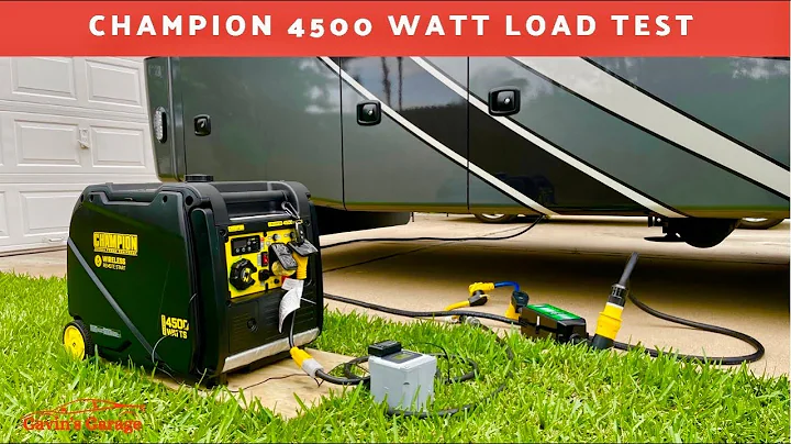 Unleash the Power with the 4500W Champion Inverter Generator