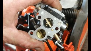 Husqvarna 435 chainsaw carburettor removal