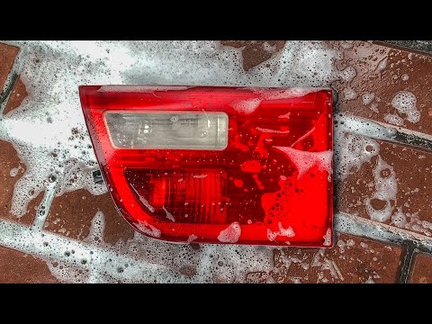 Восстановление и полировка задних фонарей стопов BMW X5 E53 Restoring and polishing the rear lights