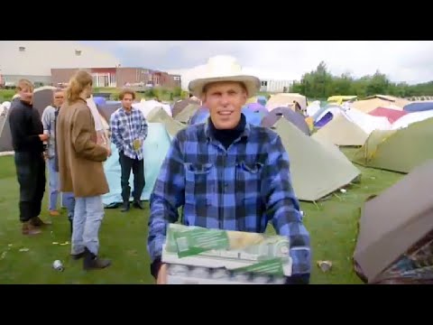 Groningse jongeren kamperen op Pinkpop 1994: reportage door Jaap Boots