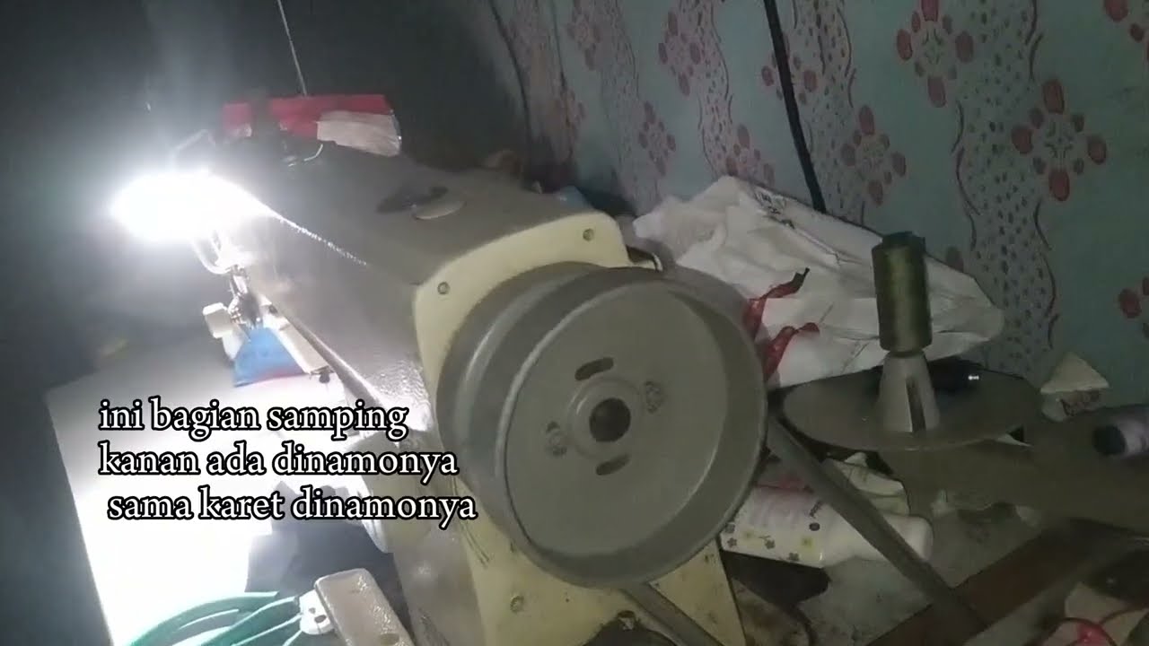 CARA MENYALAKAN MESIN JAHIT TYPICAL GC6150 DAN PENGENALAN MESIN