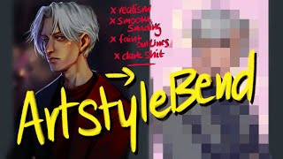 #ArtStyleBend challenge gone wrong | SPEEDPAINT(Krita)