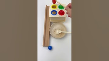 Color Sorting ASMR Reverse #asmr #marblerun