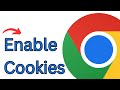 How to Enable Cookies On Google Chrome (2023)