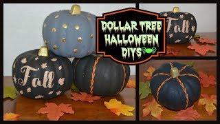 DIY Dollar Tree Halloween Decor | DIY Dollar Tree Pumpkins | DIY Dollar Tree Fall Decor