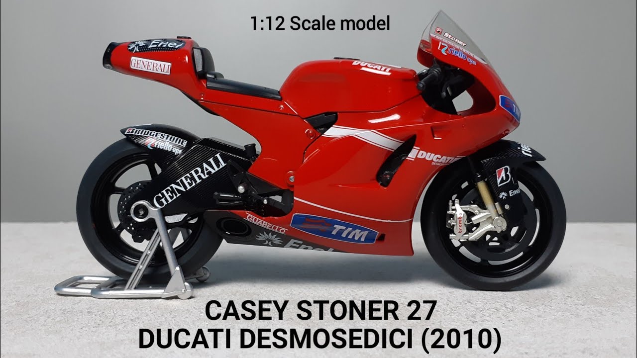 DUCATI DESMOSEDICI (2010) - CASEY STONER 27 | 1:12 Scale Model | JOYCITY -  AUTOMAXX