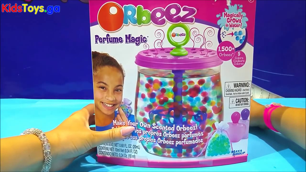 Orbeez Perfume Magic & Orbeez Light-Up Heart Magically Grows In Water Playset - Play-Doh Mountain