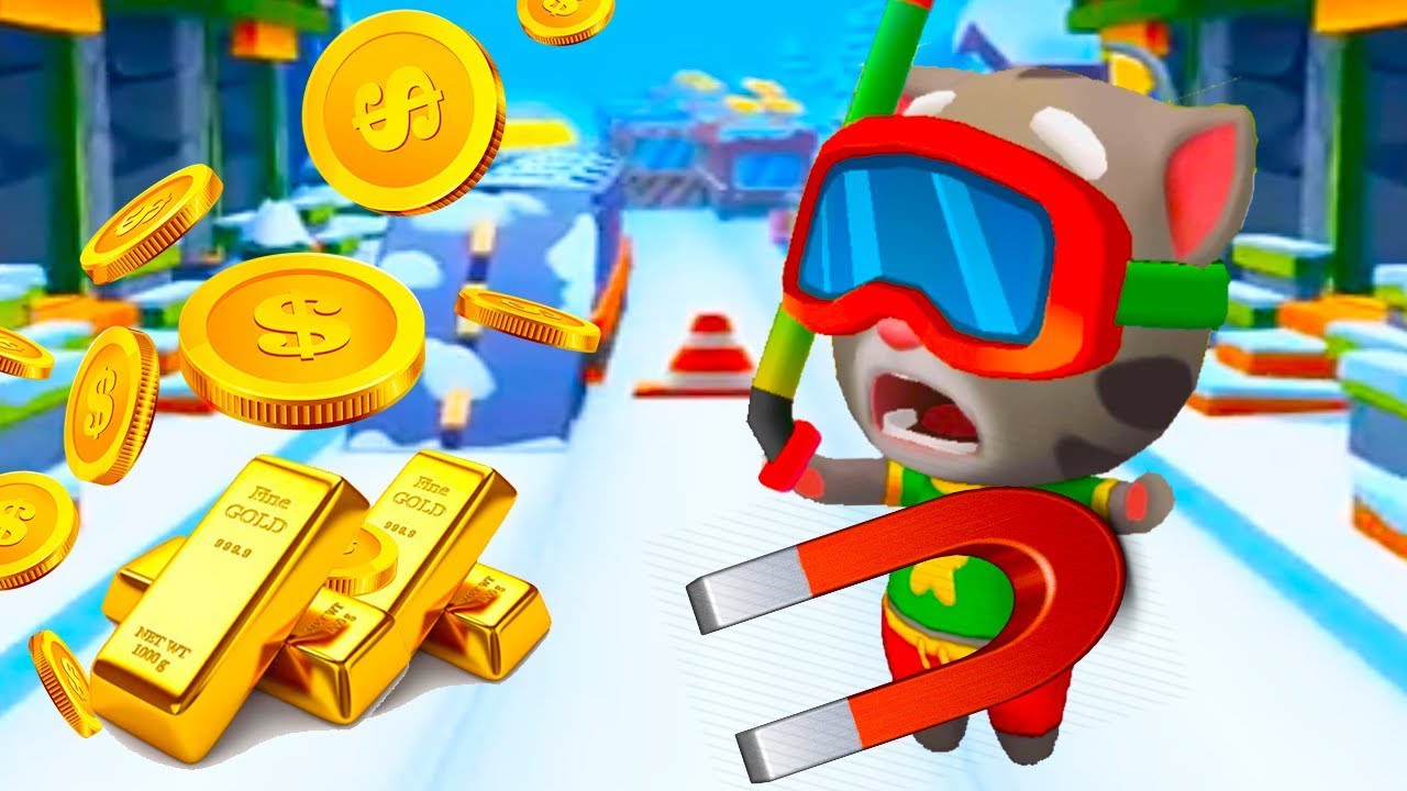 Mask Tom Run Talking Tom Gold Run - New Santa's Village Christmas Update - Tom Got ...