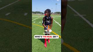 Who’s the REAL QB👀🔥 Let us know in the comments‼️👇 #quarterback #qb #footballskills #viralvideo