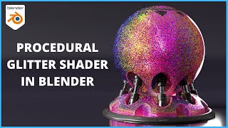 How to Make Glitter Shader in Blender in under 2 mins