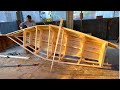 Diy wooden boat crafting a classic vessel from scratch  amazing woodworking project