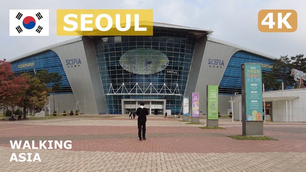 🇰🇷 South Korea, Seoul: Seoul Grand Park Station, Gwacheon National Science Museum Autumn Tour - 4K