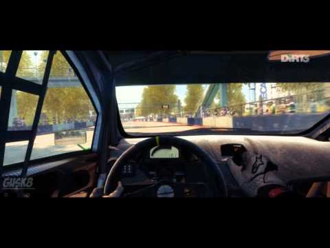 Dirt 3 - On Board Gameplay - Ford Fiesta Rallycross - LA Coliseum Exposition Drive