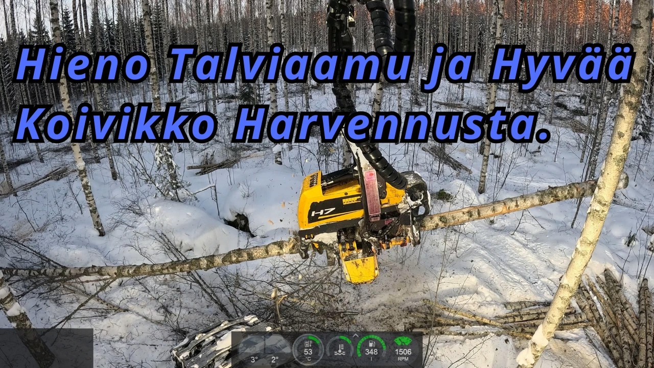 Koivikon Väljennystä Näin Hiihtoloma Viikon Alkuun. Ponsse Scorpion K AC New H7 -25