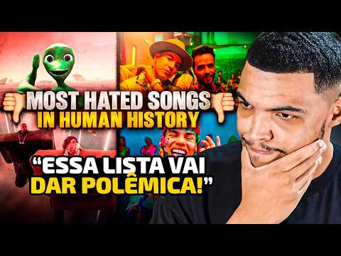AS MÚSICAS MAIS ODIADAS DA HISTÓRIA! | REACT YOUQUIZ