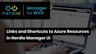Links and Shortcuts to Azure Resources in Nerdio Manager for Enterprise