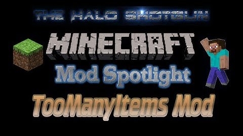 Mod Spotlight:ToomanyItems Mod