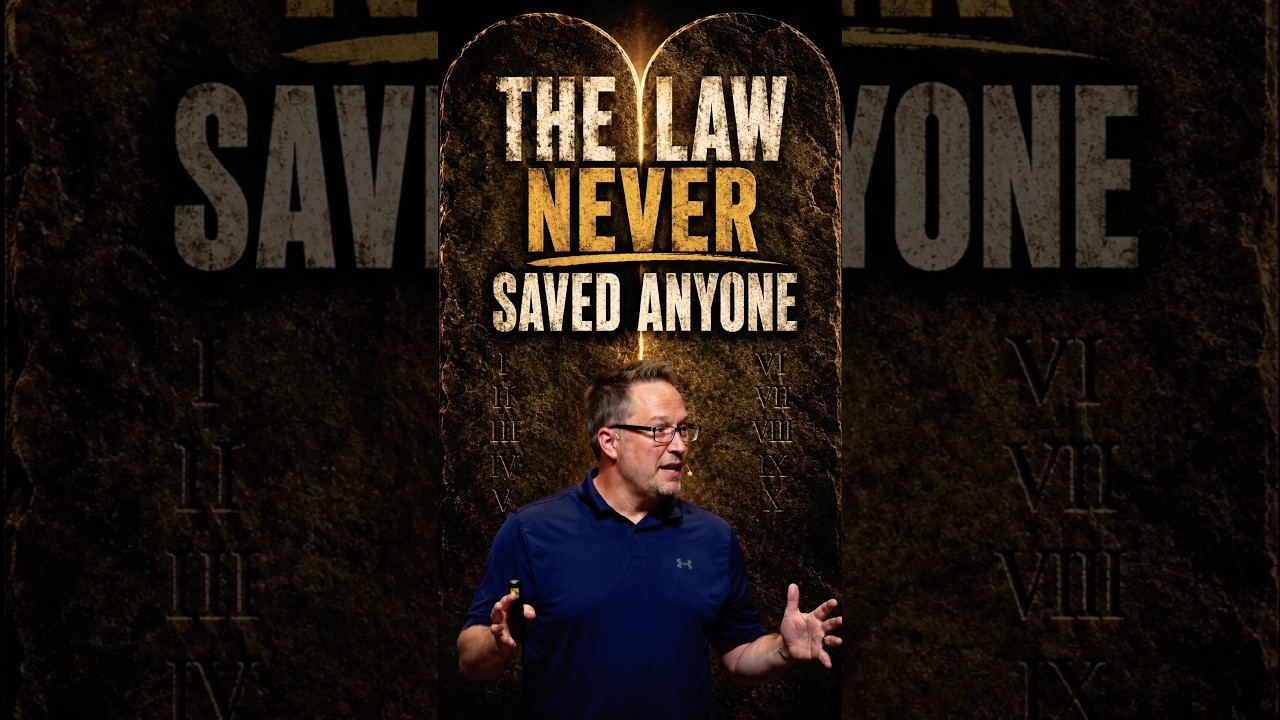 The Commandments Never Saved Anyone