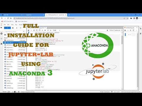 How to install Jupyter Notebook (python) in Windows using Anaconda 3🐍 Useful for all python users.