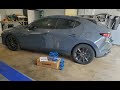 Corksport Springs on 2019 Mazda 3 GT Suspension install, Lowered and it looks amazing