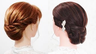 襟足 アップスタイル /大人っぽい しとやかな アップ髪型/巻き髪なし ミディアム＆ロングヘアアレンジ