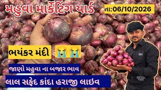 Red and White Onion Auction Live at Mahuva Yard 🔥 || Market Still Sluggish Today 😭 || APMC MAHUVA... screenshot 2