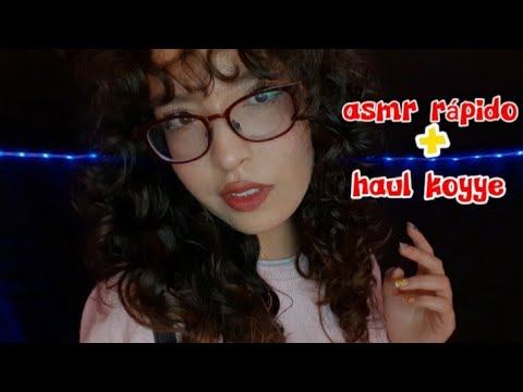 ASMR RÁPIDO Y AGRESIVO MIENTRAS ME PRUEBO ROPA DE KOYYE