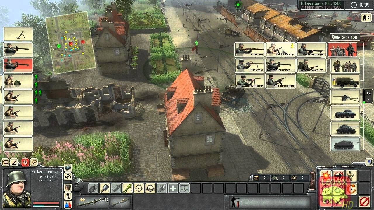 Men of War Online Battle#010: Germany vs USA - YouTube