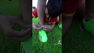 Đi giày messi cái ghi bàn ngay #shorts #bongda #football