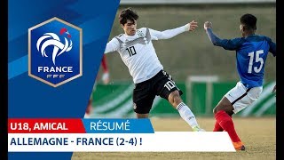 U18, amical : Allemagne - France (2-4), le résumé I FFF 2018 screenshot 1