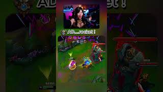 AD......rocket ! #leagueoflegends#shorts #lol2025