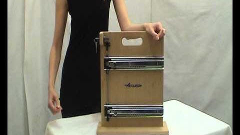 Accuride 5343 Interlock drawer slide with optional lock