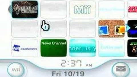 Wii Menu Test
