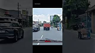 The Moment An Ambulance Was Allegedly Blocked By A Truck While Transporting An Emergency Patient