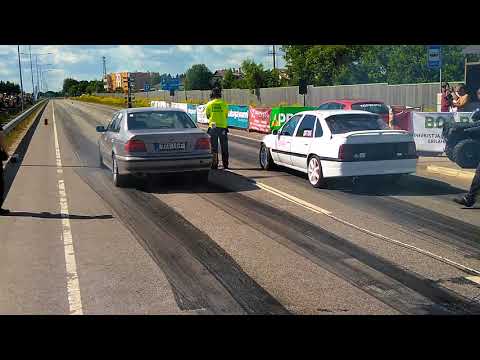 Rastblaster Tartu Drag Race BMW 540 Twin Turbo Vs Vectra Turbo