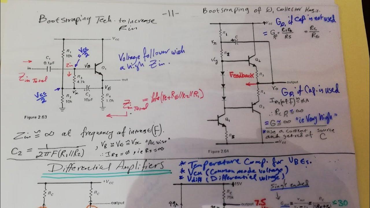 Transistor, Design and Applications7.Bootstrapping for input resistance