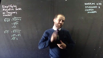 Working with imaginary and complex numbers