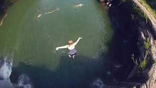 Most dangerous jump in water by Venturous Profile 44 views 2 years ago 3 minutes, 36 seconds