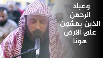 وعباد الرحمن الذين يمشون على الارض هونا || روائع الشيخ حمزة الفار تلاوة مبهرة