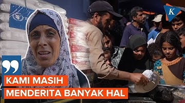 Bantuan Tiba Warga Gaza Masih Menderita